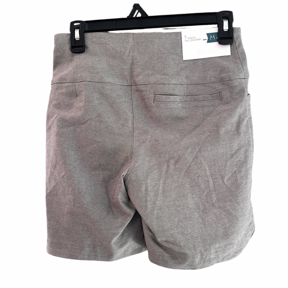 Walter Hagen Womens Sculpt 7” Pull On Golf Shorts Size Small - NWT - Lt. Grey - Picture 2 of 6